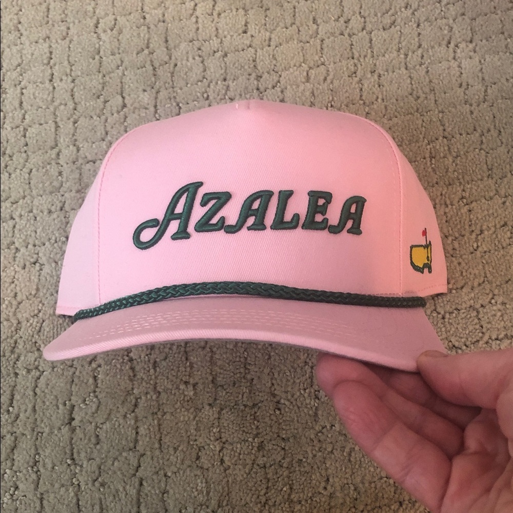 Masters 2026 Azalea Pink Trucker Hat with Green Trim